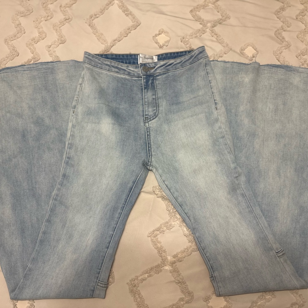 By Together Sky Blue Denim Pants